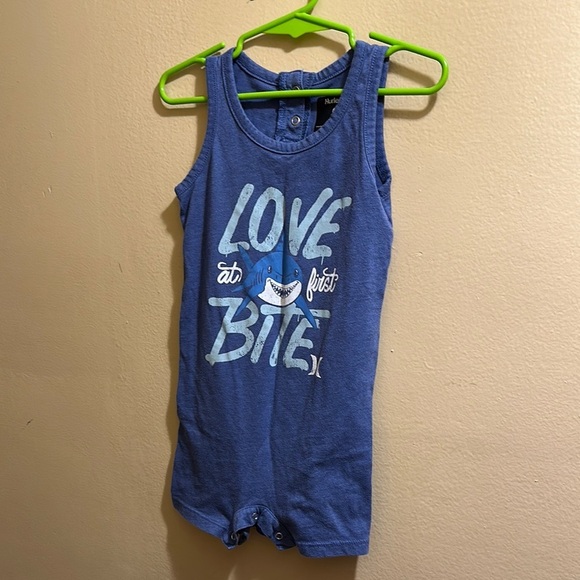 Hurley Blue Sleeveless romper - Picture 1 of 3